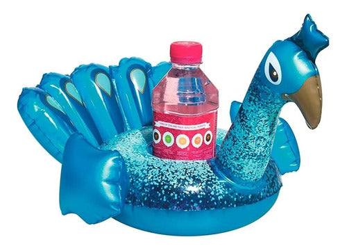 Bestway Inflatable Drink Holder Flamingo Peacock Summer 0