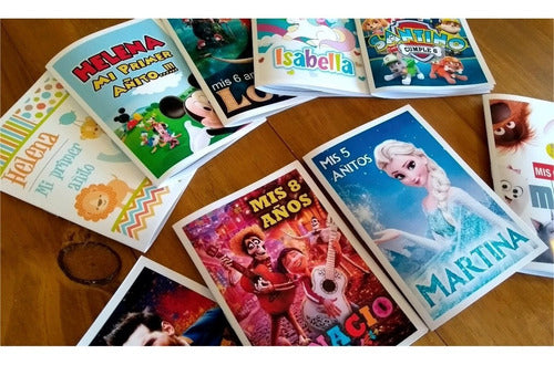 100 Customized Coloring Books for Birthday Parties 3
