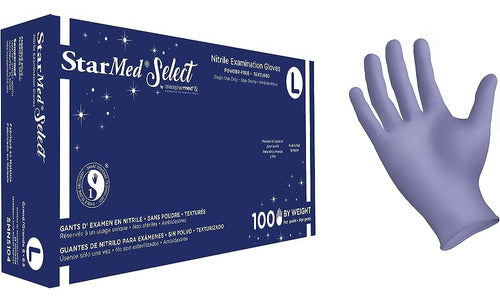 Sempermed Starmed Select Nitrile Exam Gloves, Large 0