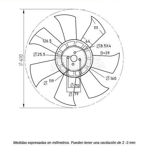 Deutz Paleta Ventilador Autoelevador Maximal CA498 1