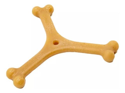 Osso Bamboo Toys Brinquedo Mordedor Para Cães Y Pequeno 1