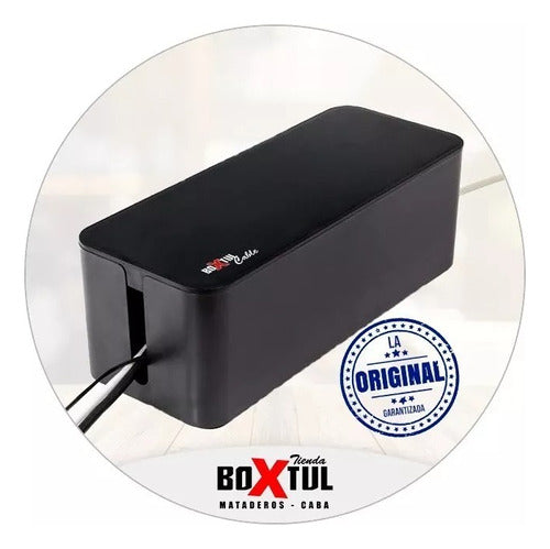 Organizer Box for Electric Cables Boxtul Power Strip Black 9