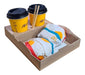 Medoro Cardboard Coaster Trays with Delivery Tray - Pack of 25 0