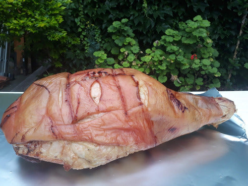 Micasamiparrilla Pernil De Cerdo Jamón 20/25 Pers+ 100 Panes 4 Sals 2