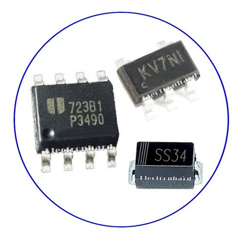 Eutech Microelectronics 1 X P3490 + 1 X SS34 + 1 X SY8089AAAC 0