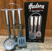 Juego 15 Utensilios Hudson Silicona Acero Apto Cerami Teflon 1