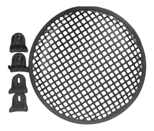 Metal Grille 6" Speaker Baffle with Clamp by High Tec Electronics 0