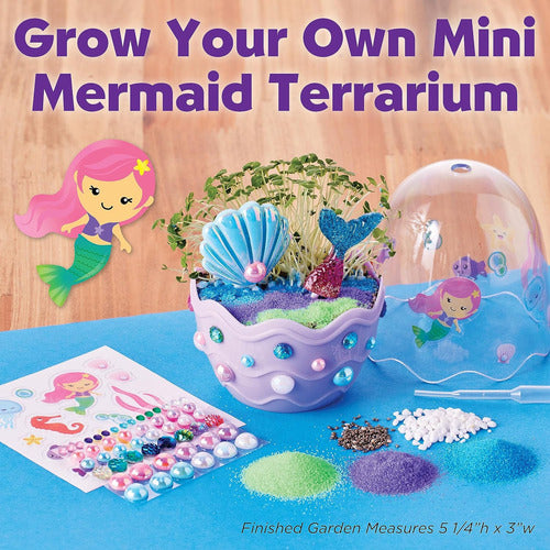 Kit Terrario De Sirena Manualidades Regalos Mini Jardín 1