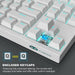 MageGee 80% Compact Mechanical Gaming Keyboard, 87 Keys TKL 4