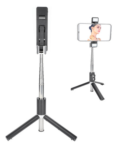 Mini Telefone Celular Dobrável Sem Fio TriPod Selfie Stick 5