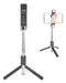 Mini Telefone Celular Dobrável Sem Fio TriPod Selfie Stick 5