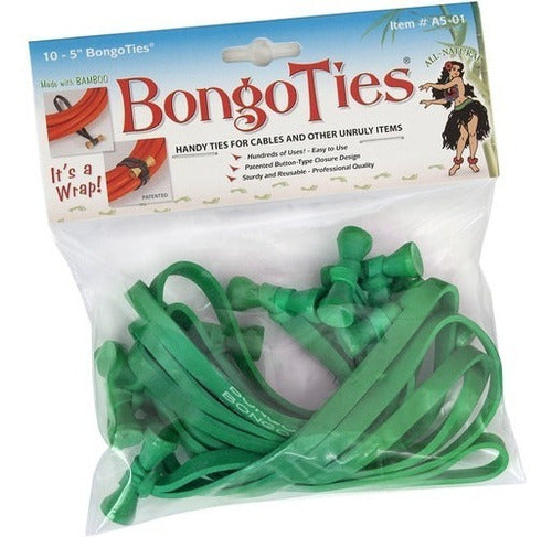Bongoties Bag with 10 Units Cable Organizer Bongo Ties 13