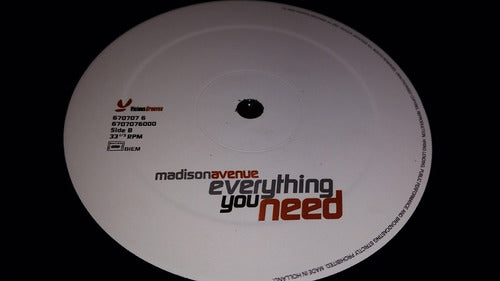 Madison Avenue Everything You Need Vinilo Maxi Holland 2001 2