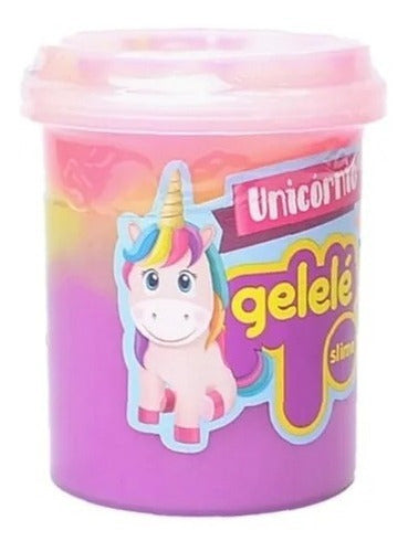 Gelele Slime Unicornio Pote De 152 Gramos Mix 3 Colores +3a 0