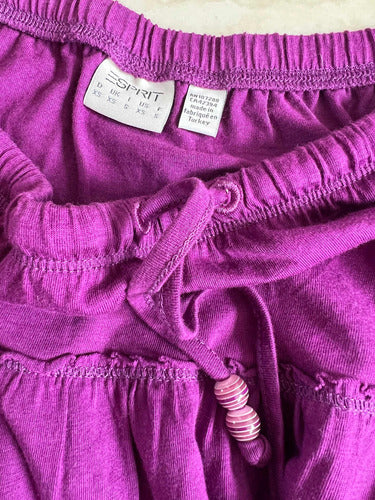 Imported Violet Cotton Skirt by Esprit 1