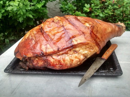 Micasamiparrilla Pernil De Cerdo Jamón 20/25 Pers+ 100 Panes 4 Sals 3