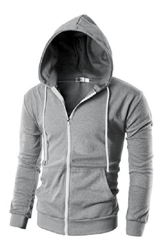 Men's Slim Fit Hoodie with Hood - Geo Clothes 7