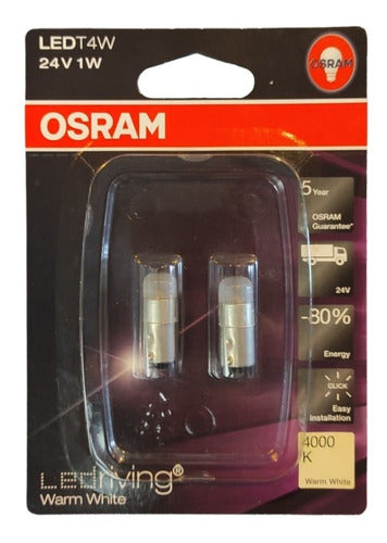 Osram LED Lamps Set 3924 T4W 24V 0