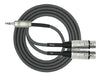 Kirlin Y-371PRL 03FT Miniplug to XLR Patch Cable 1