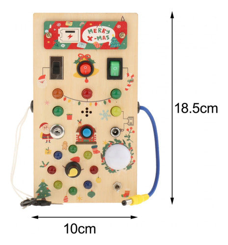 Placa Ocupada De Led Montessori Brinquedo Pré-escolar 1