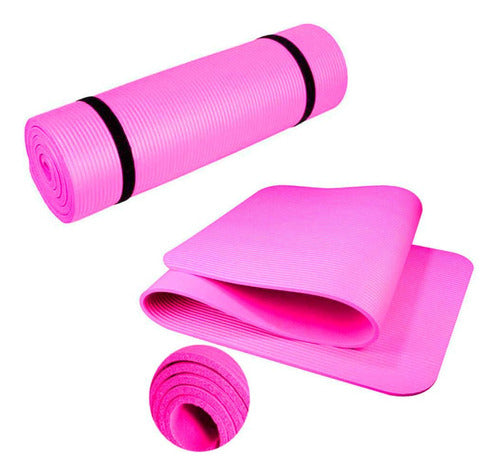 Colchoneta Yoga Pilates Gimnasia Abdominales 10mm Lo Ideal 2