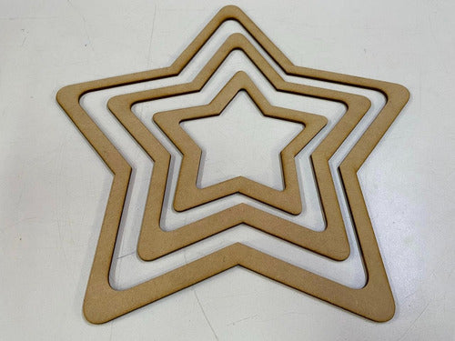 Set of 30 15cm MDF Mandala Star Ring Washer Kit 2