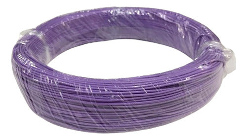 Cabinho Flexivel. 24awg =0,20mm Violeta Rolo C/100mts 7