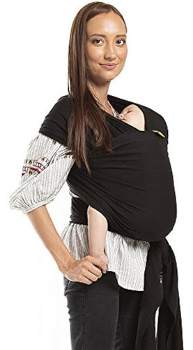 Portabebés Boba Wrap, Negro - Sling Infantil Elástico Origin 0