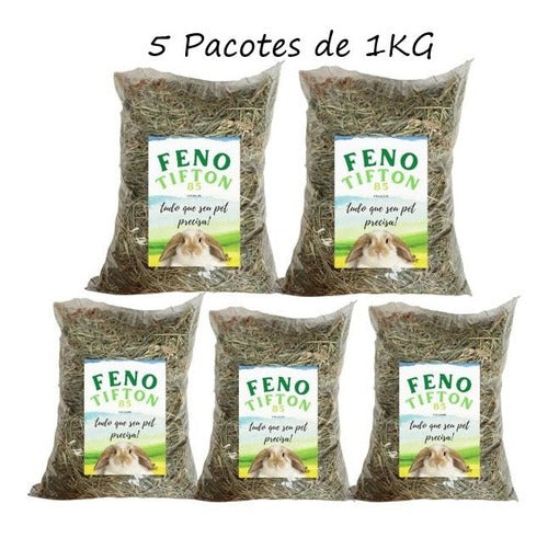 Fardo De Feno Coelho Hamster Porquinho Índia Chinchila 5 Kg 2