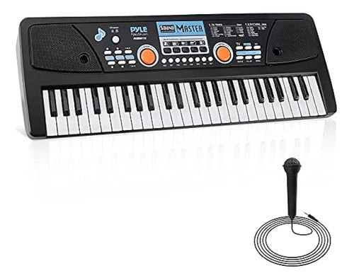 Pyle Electric 49 Key Karaoke Music Piano Keyboard 0