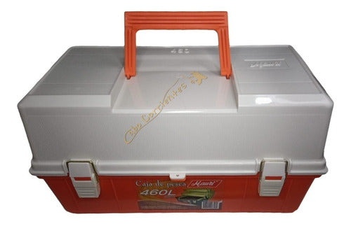 Mauri Fishing Organizer Box 460 L 2 Foldable Trays 2