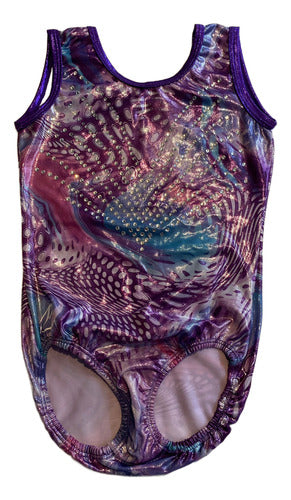 Generic Gym Leotard in Violet Tones 0