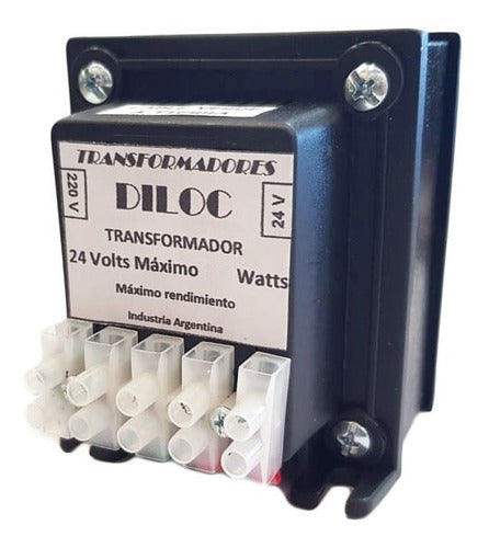Diloc 380V to 24V 100W Transformer with Cover and Terminal 0