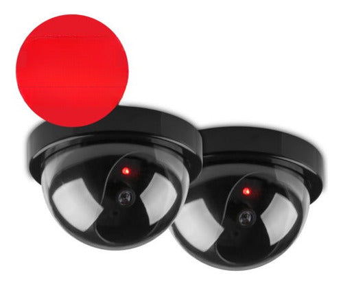 Annke 2 X Fake Dummy Dome Security Cameras 0