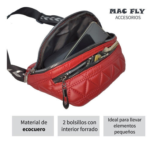 Eco-Leather Women's Fanny Pack with Adjustable Strap 17