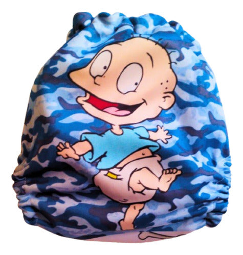 Pañal De Tela Un Día De Agosto Premium. Rugrats 1