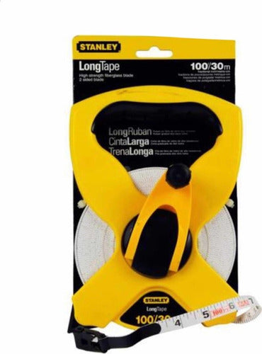 Cinta Metrica Flexible Fibra De Vidrio Stanley Power 60mts 0