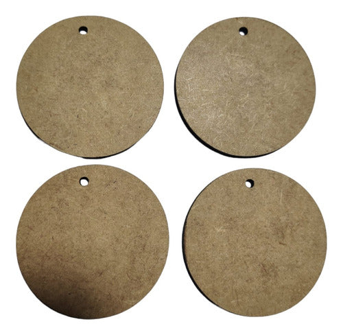 MDF5CM 50 Circles MDF 3mm 5 Cm Ideal for Artisans Laser Engraving 0