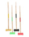 Faydi Croquet Set Painted Wood with Mallets, Arches, and Stakes 3