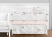 Blush Pink, Gold, Grey And White Star And Moon Baby Girl Pli 1