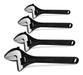 Hamilton Set of 4 Adjustable Wrenches Made of Chrome Vanadium 0