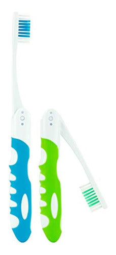 Lingito Travel Toothbrush, Folding Feature 0