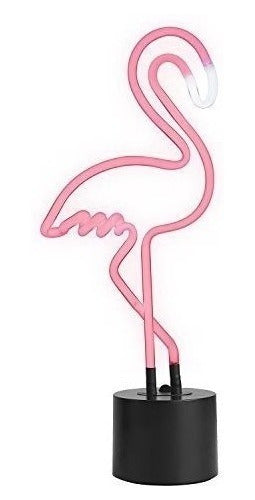 Amped & Co Neon Flamingo De Computadora Rosa 0