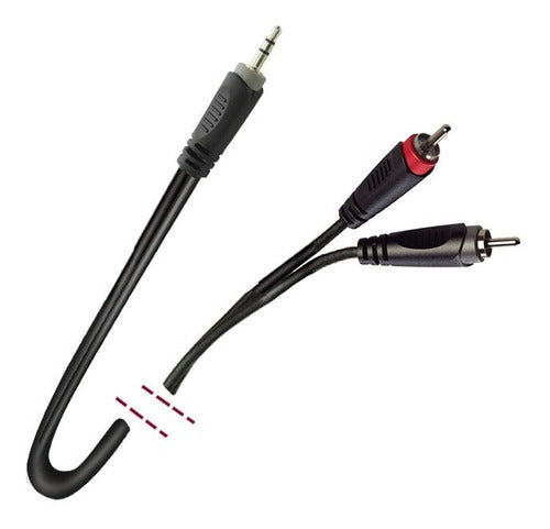 Mark Mini Jack Stereo Male to 2 RCA Male Cable - 3m MK 71 1