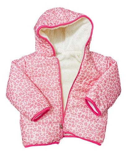 Moda Inflatable Animal Print Jacket for Girls 2023 3