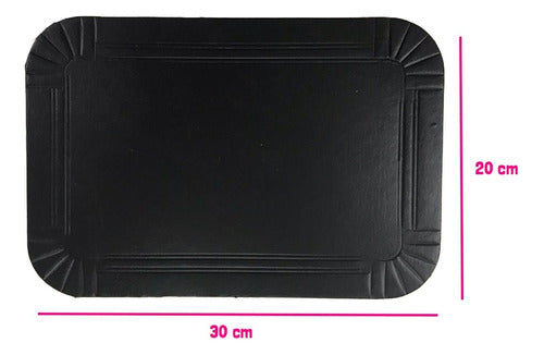 Rectangular Cardboard Tray Lace 20x30 - Various Colors 10