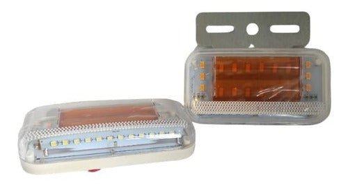 LED Side Lights Set 12v Amber Dual Function 0