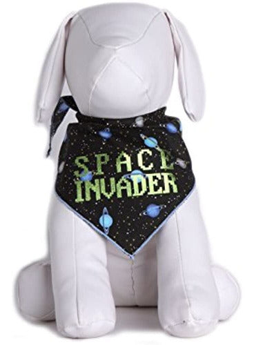 KASVER Dog Bandanas Space Invader Retro Games Design 1