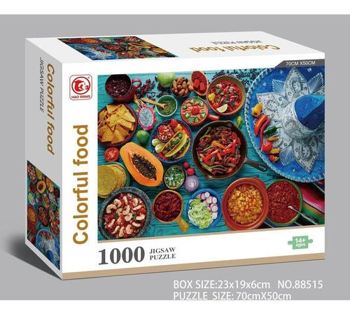 Hao Xiang Colorful Food Puzzle 1000 Pieces 1