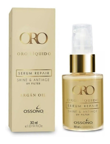 Ossono Liquid Gold Argan Hair Repair Serum 30ml 0